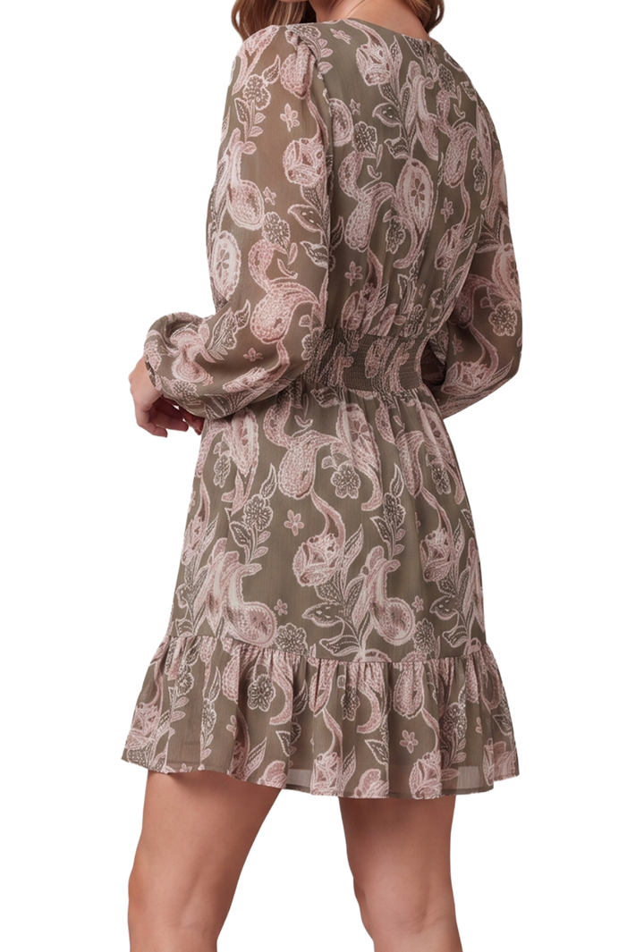 The Lily Mini Dress- Olive