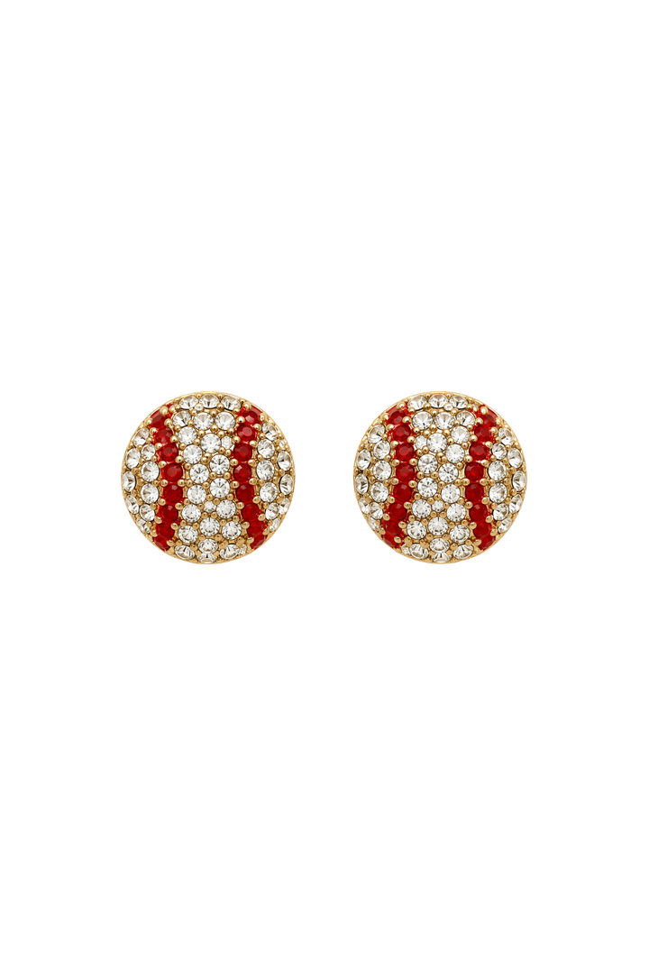 The Baseball Earrings