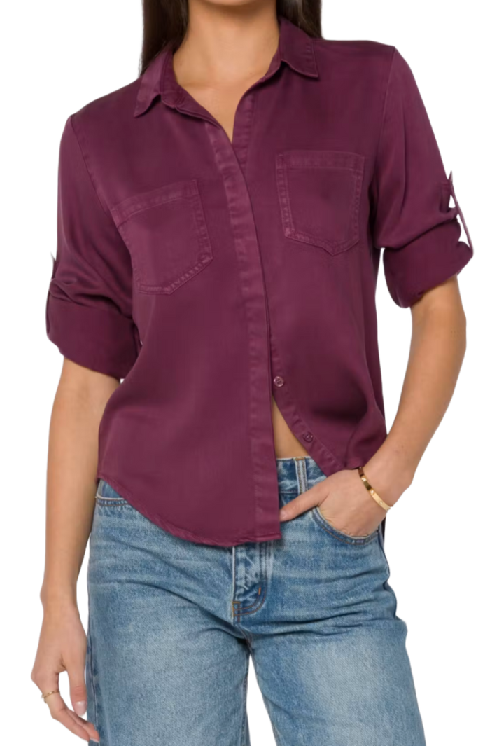 The Judith Top- Plum