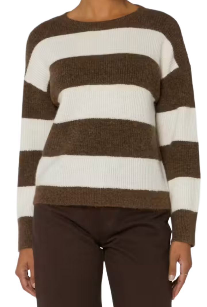 The Drew Sweater- Chocolate
