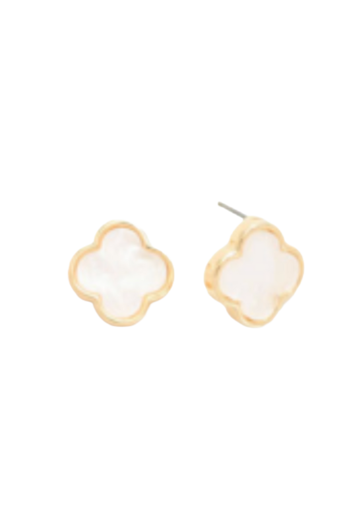 The Malvina Earrings- White