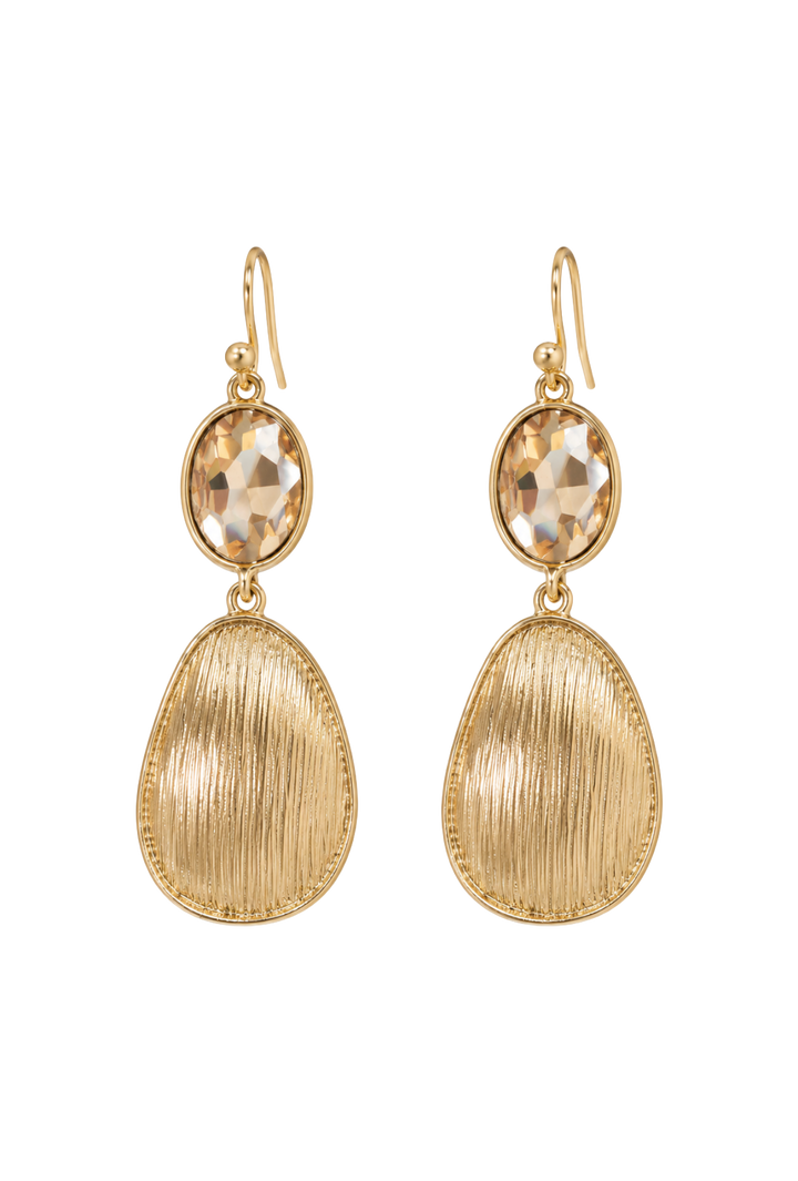 The Lydia Earrings- Amber