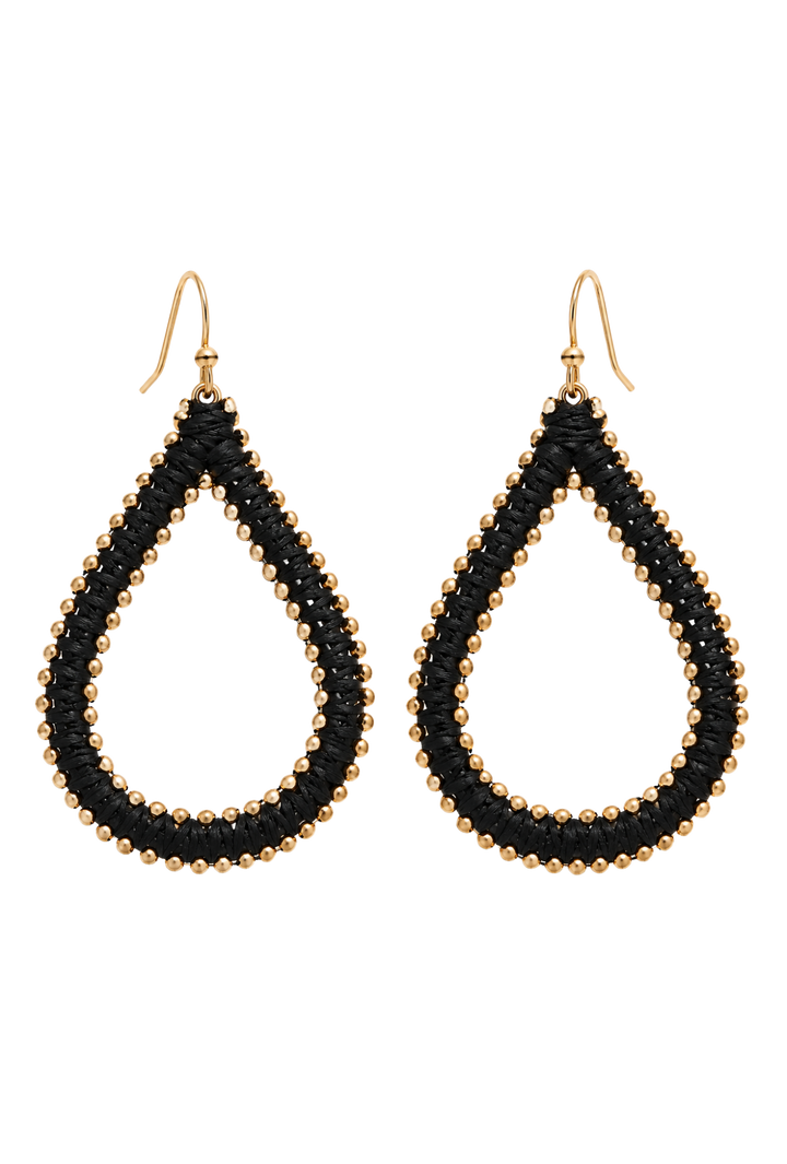 The Astoria Earrings- Black