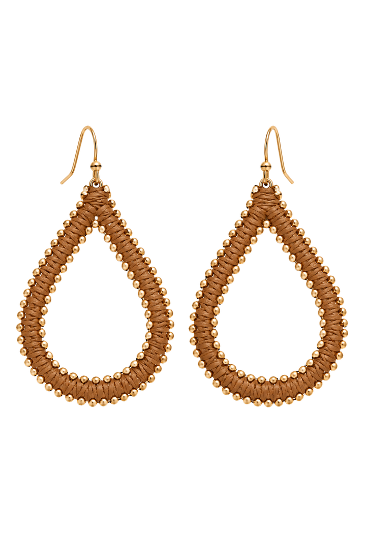 The Astoria Earrings- Brown