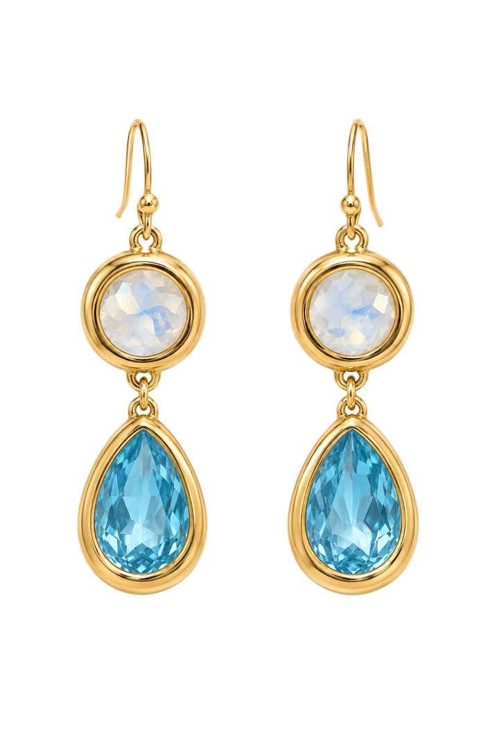 The Callie Earrings- Blue