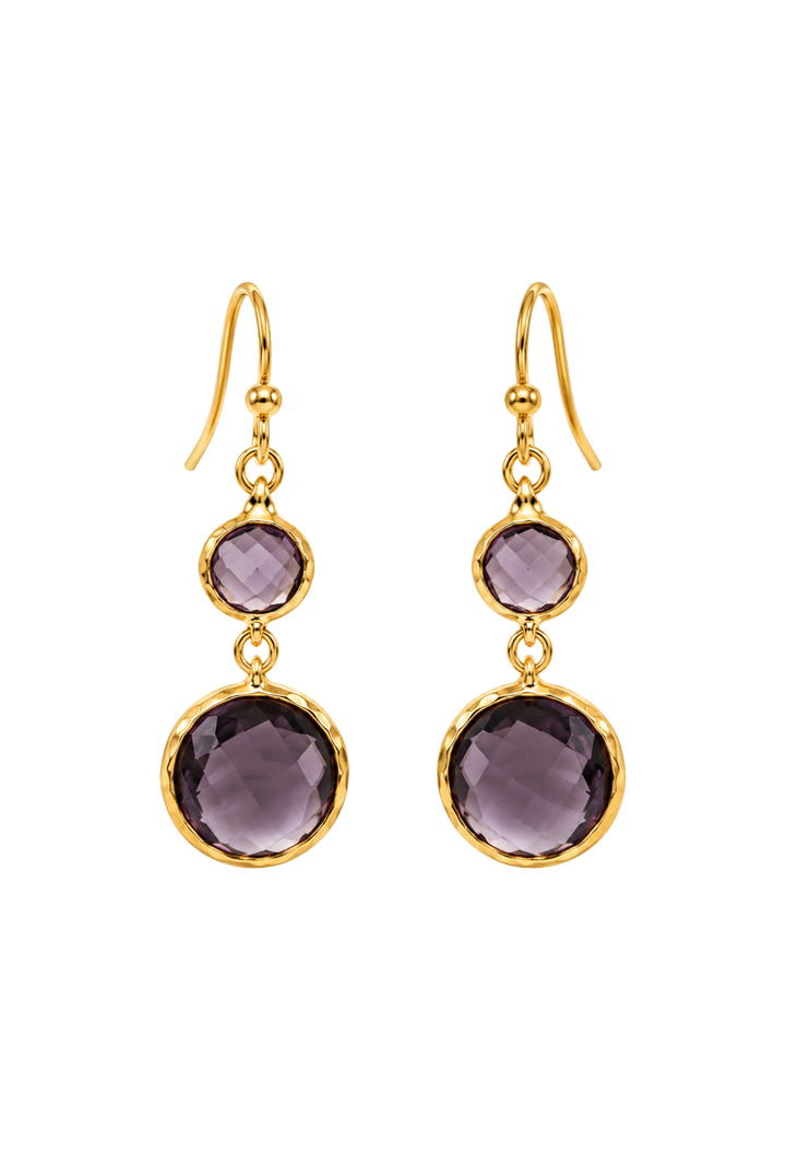 The Jenneva Earrings- Purple