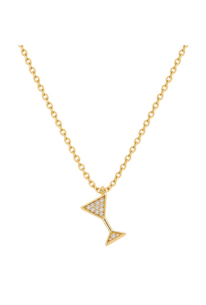 The Martini Necklace- Gold