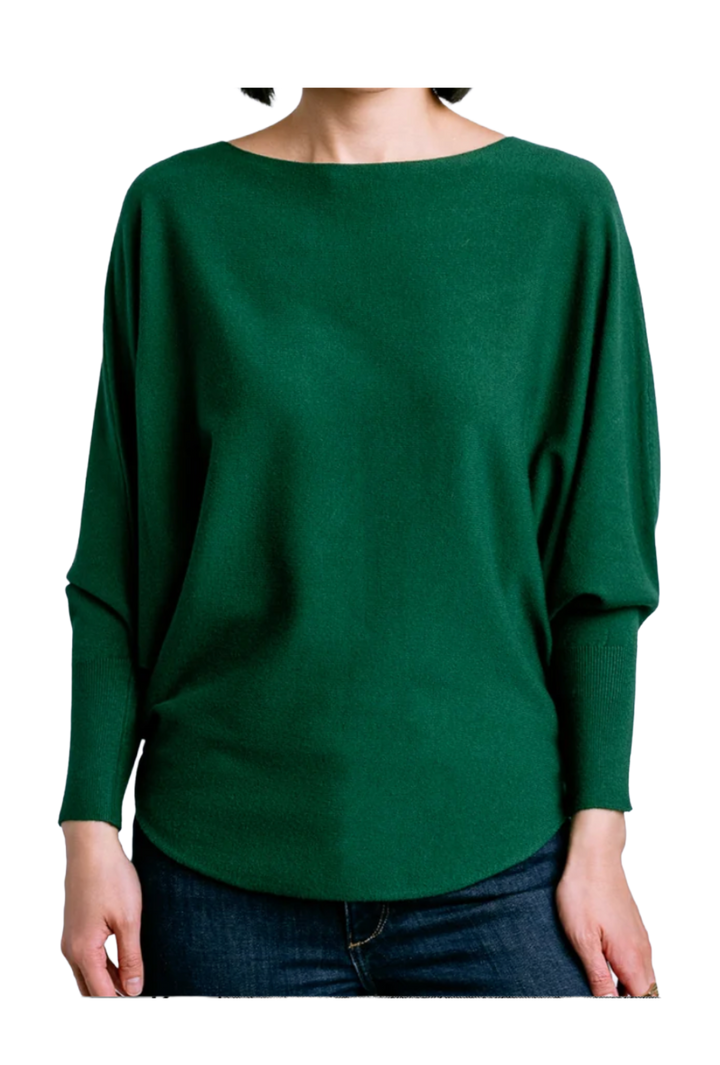 The Presley Sweater- Emerald