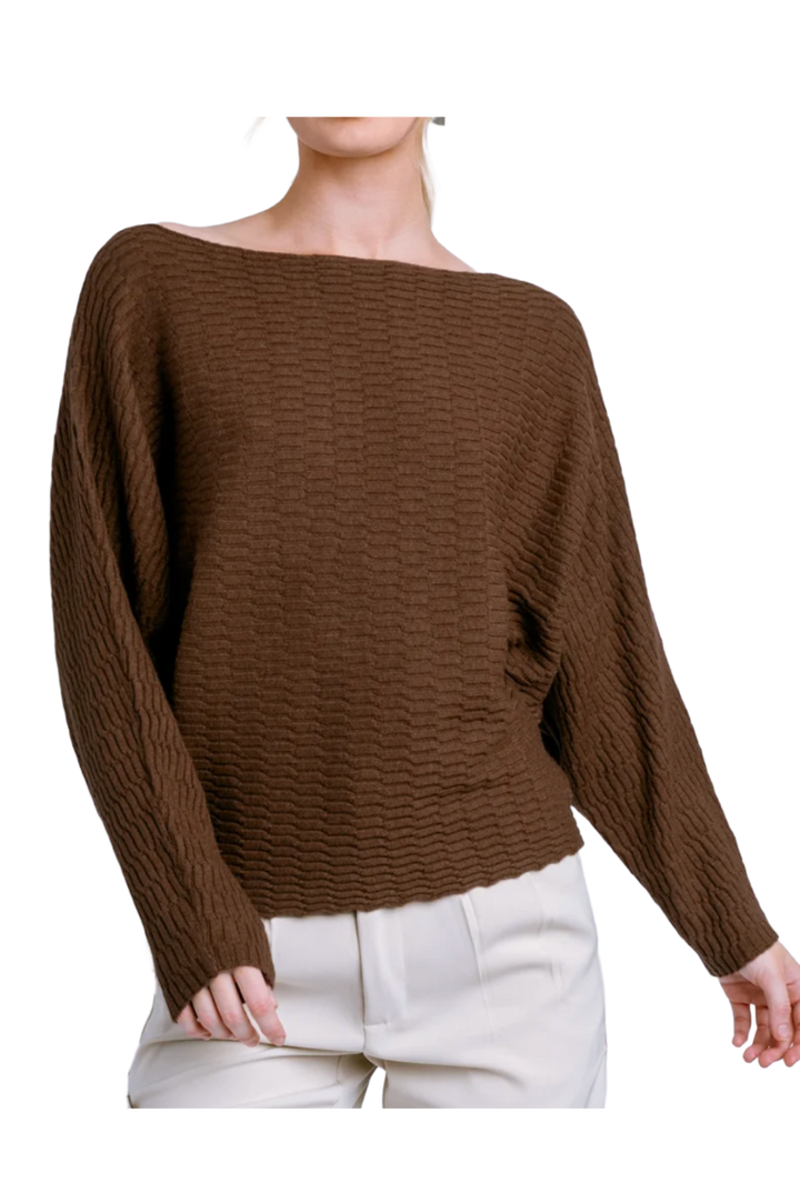 The Otillie Sweater- Chocolate Brown