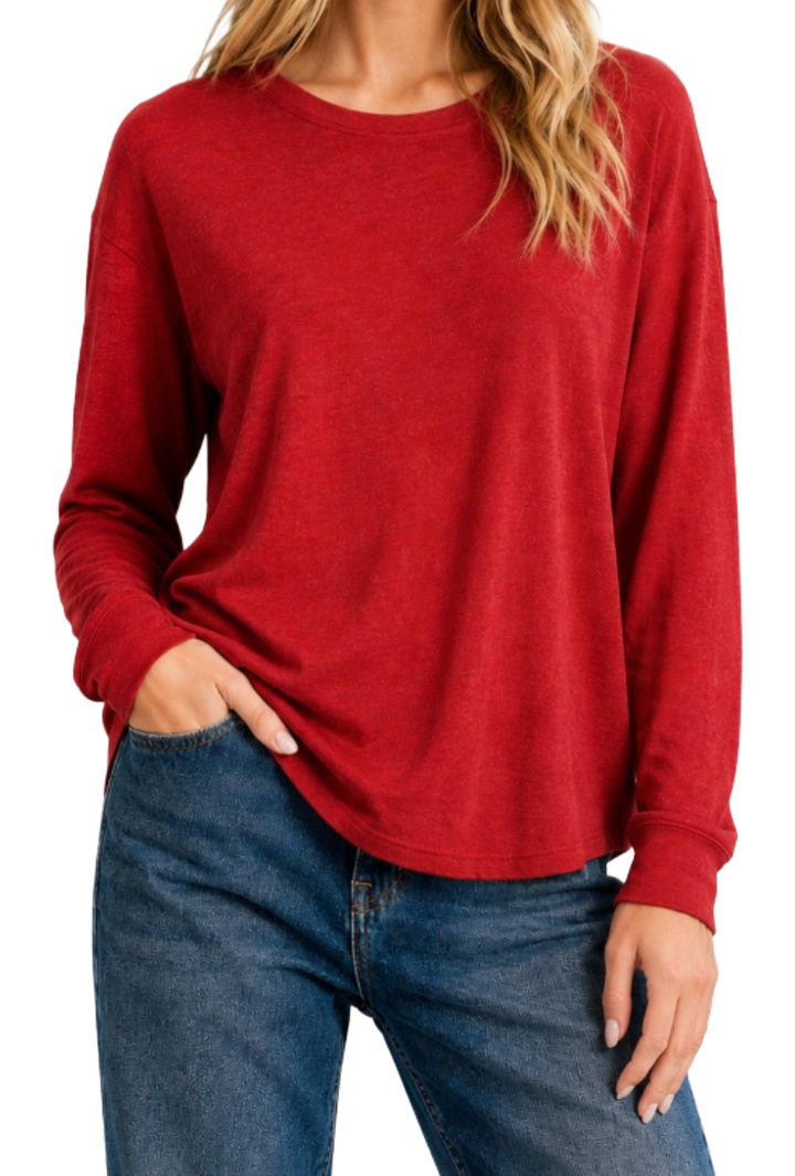 The Joan Top- Red