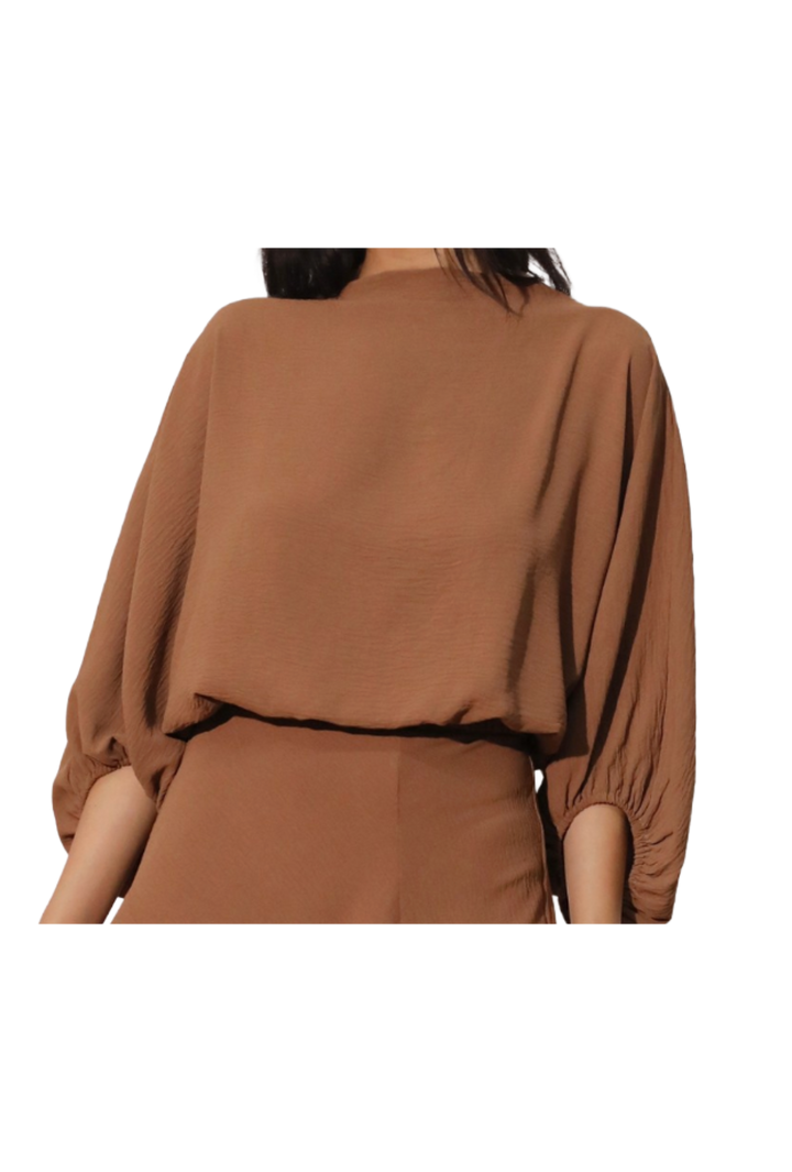 The Miriam Blouse- Camel