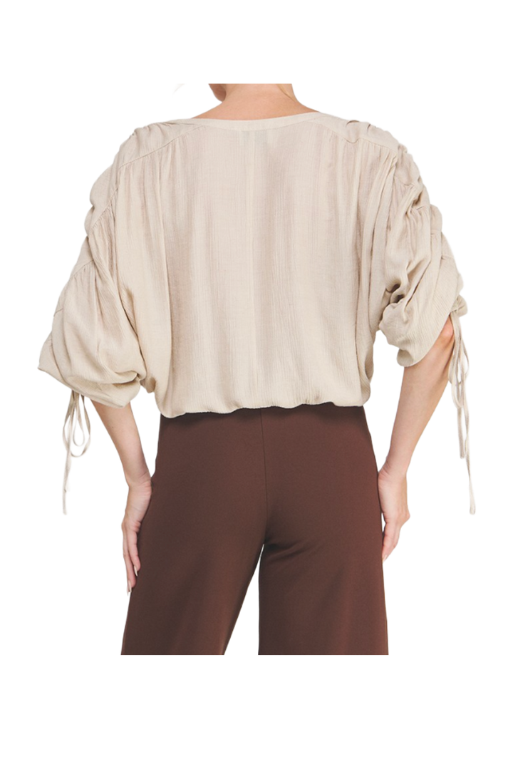 The Orla Blouse- Sand