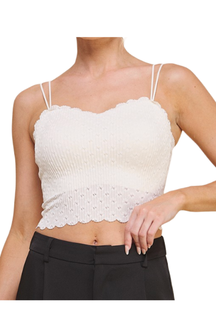 The Therese Tank- Off White
