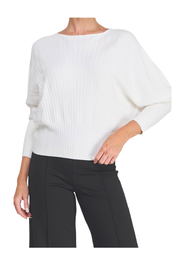 The Lozano Sweater- White