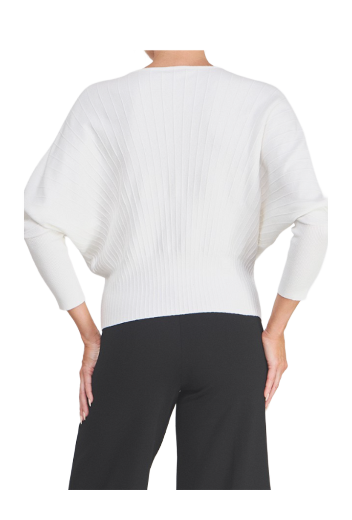 The Lozano Sweater- White