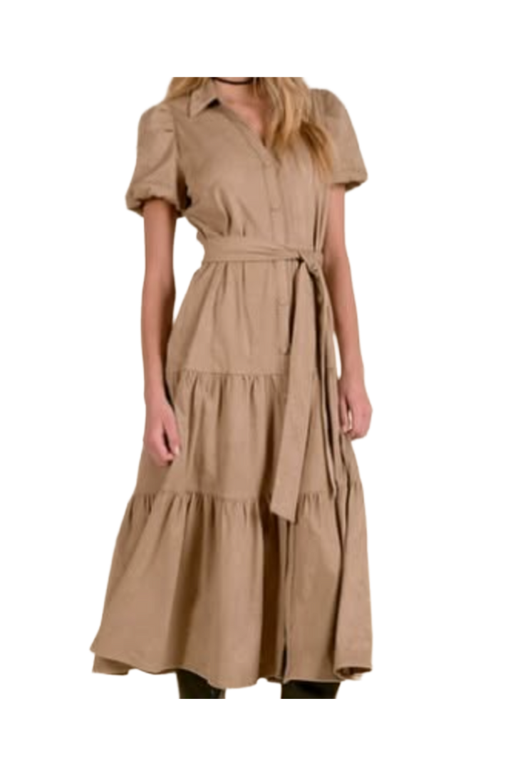 The Paloma Midi Dress- Sand
