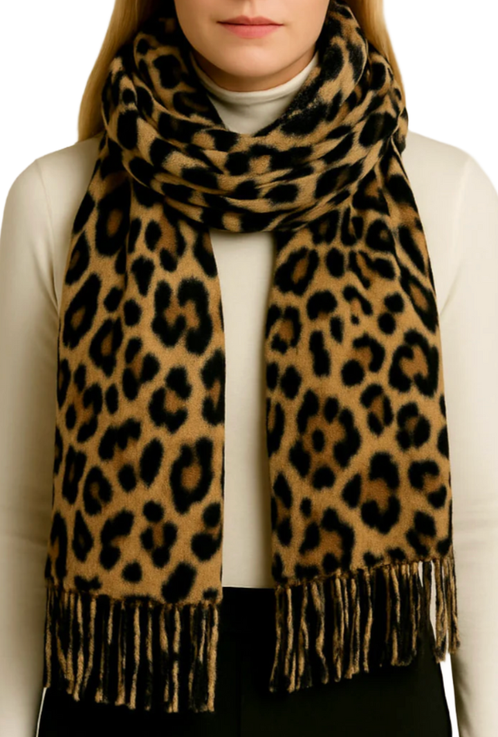 Leopard Print Scarf