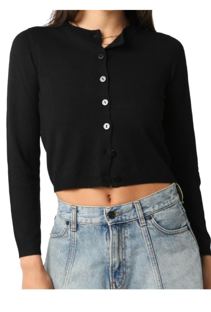 The Libbie Cardigan- Black