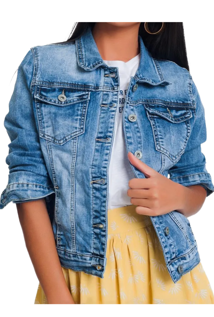 The Colette Jacket- Denim