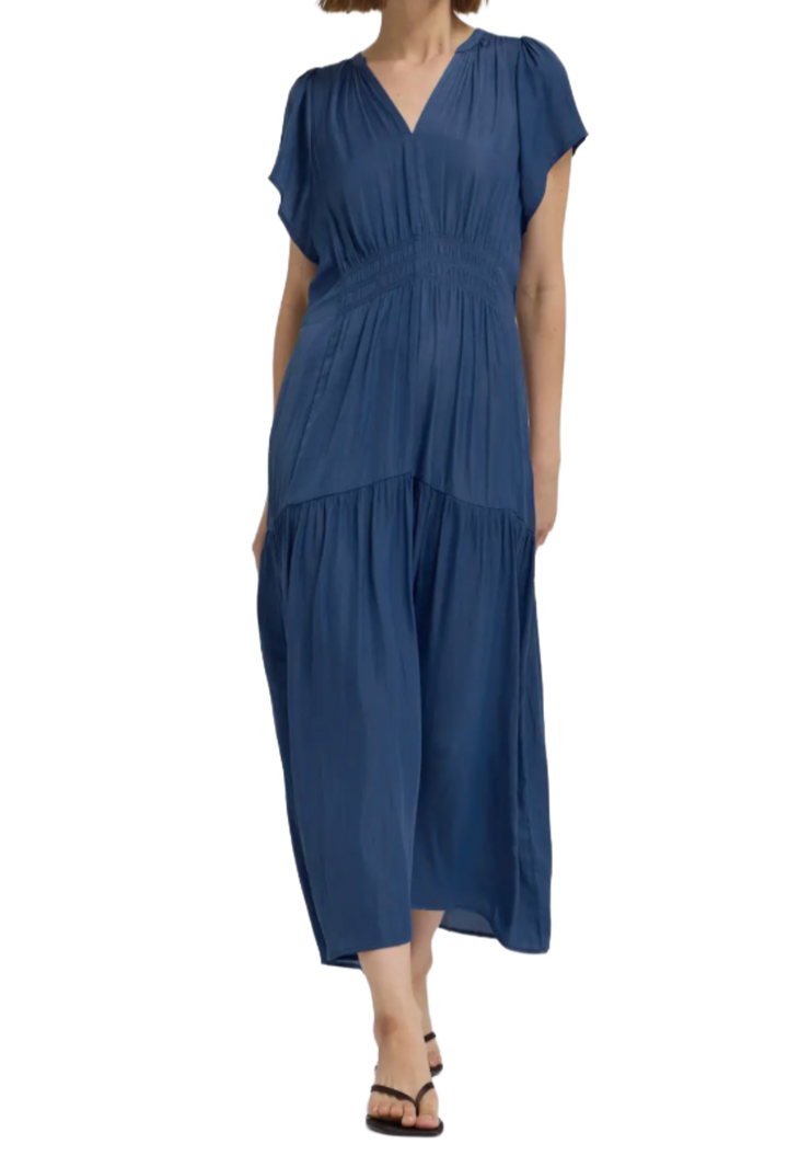 The Valentina Midi Dress- Blue