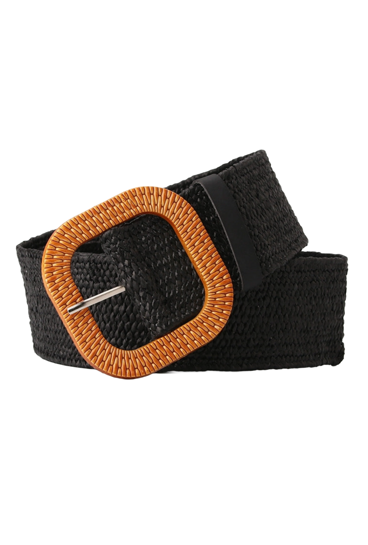 Woven Statement Belt- Black
