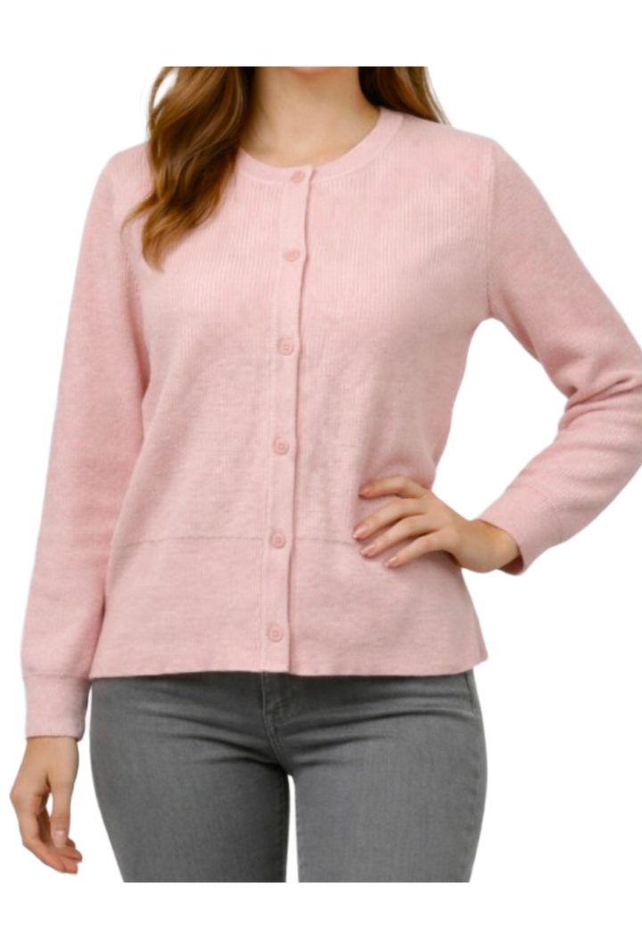 The Cleo Cardigan- Rose