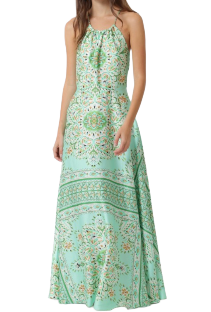 The Katana Maxi Dress- Mint
