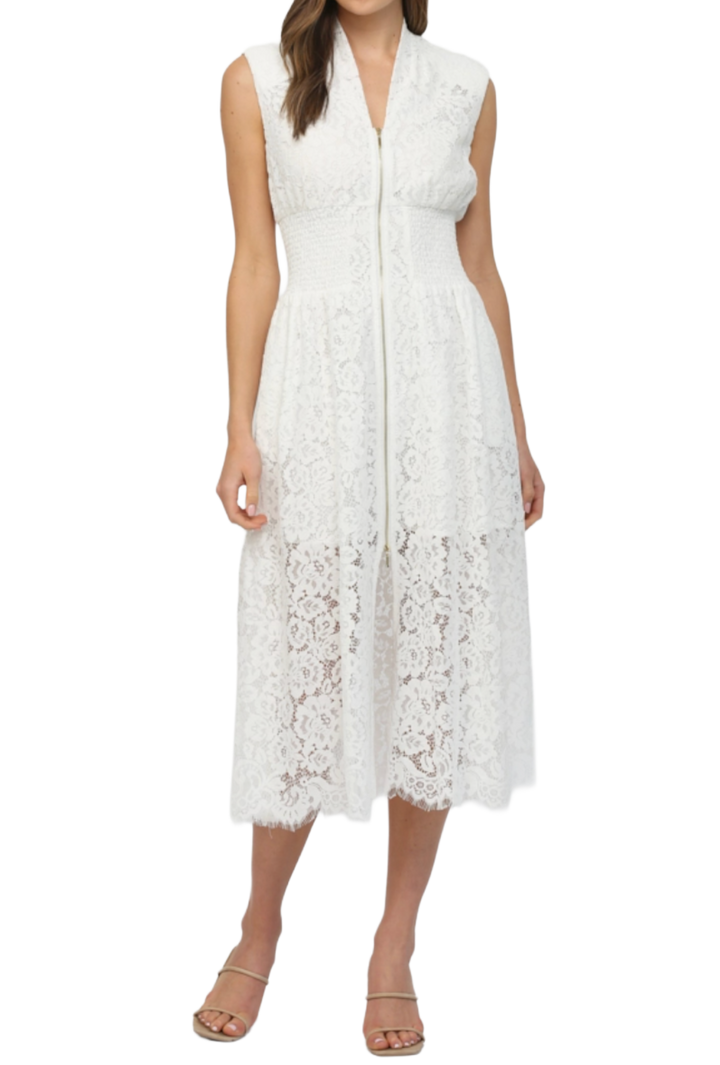 The Vale Midi Dress- White