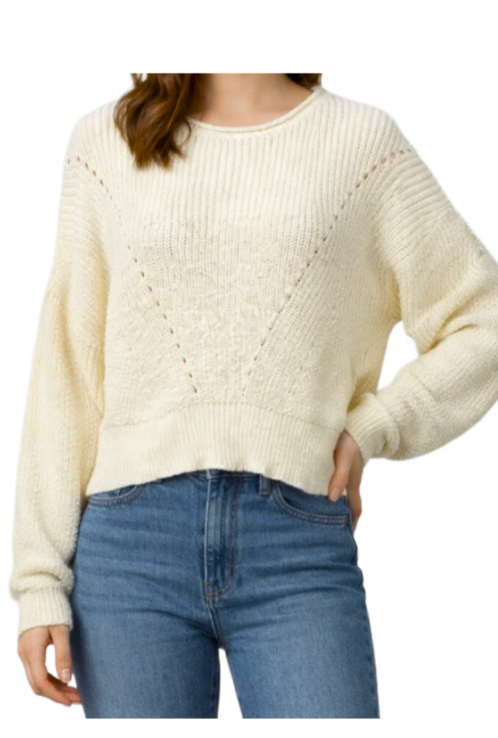 The Kalia Sweater- Ivory