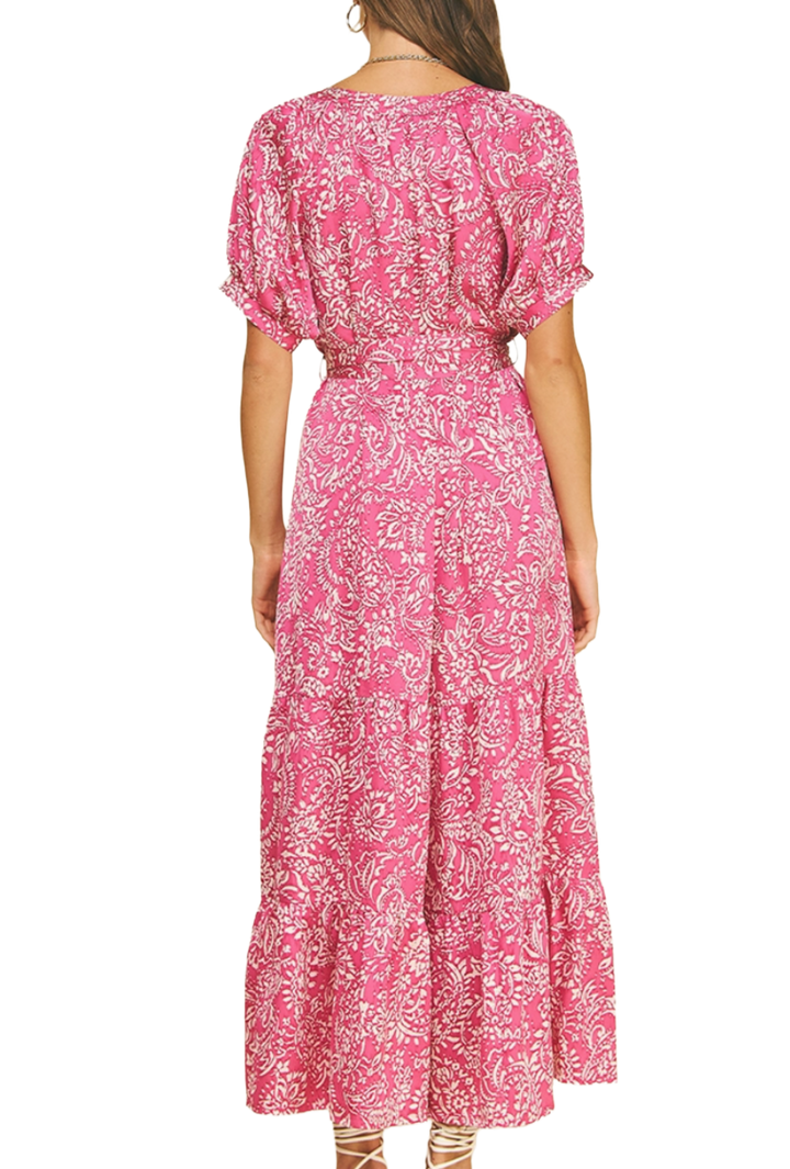 The Thalia Maxi Dress- Pink