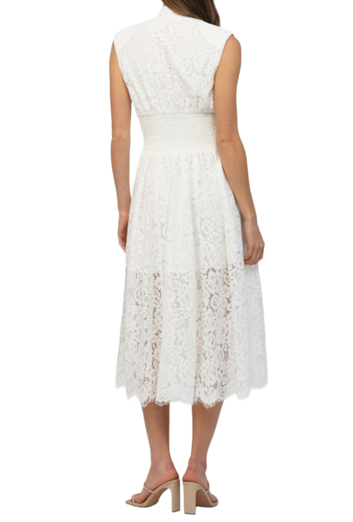 The Vale Midi Dress- White