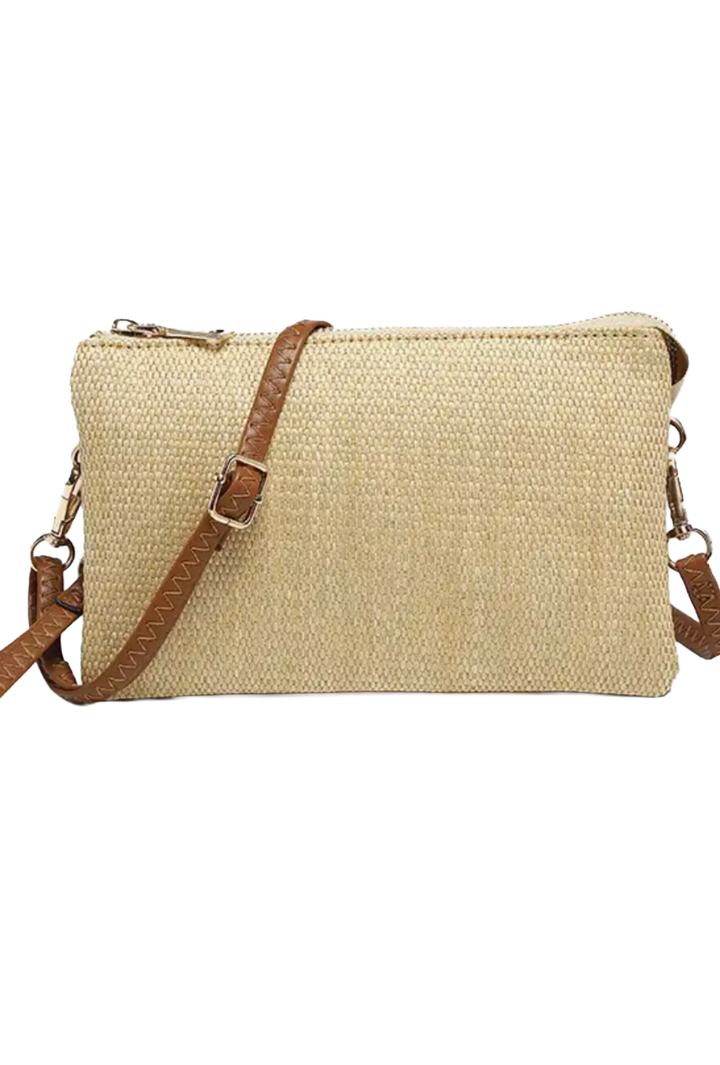 The Tabitha Clutch- Natural Straw