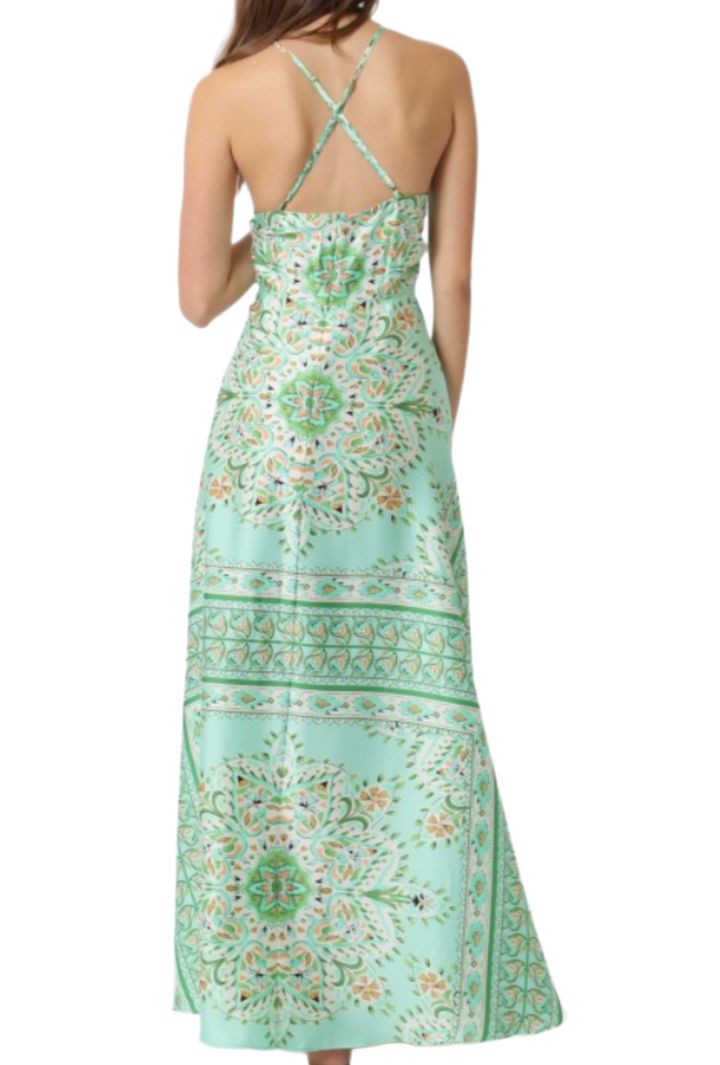 The Katana Maxi Dress- Mint