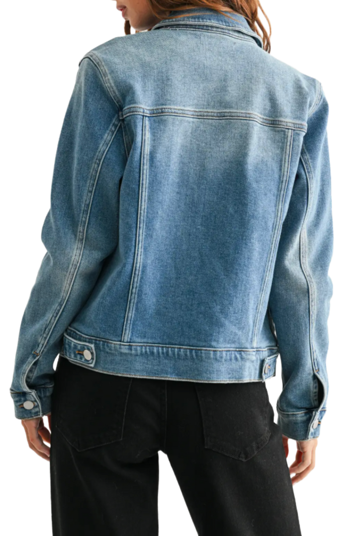 Relaxed Medium Denim Classic Jacket