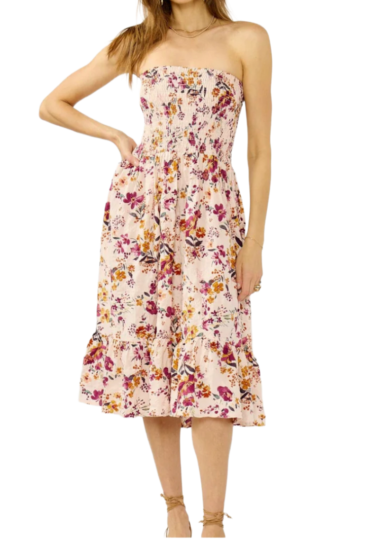 The Rowan Convertible Skirt Dress- Wine