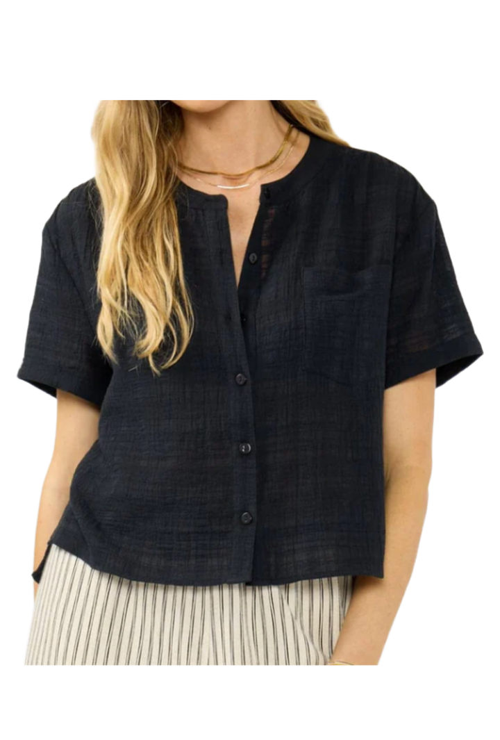 The Alexandra Blouse- Black