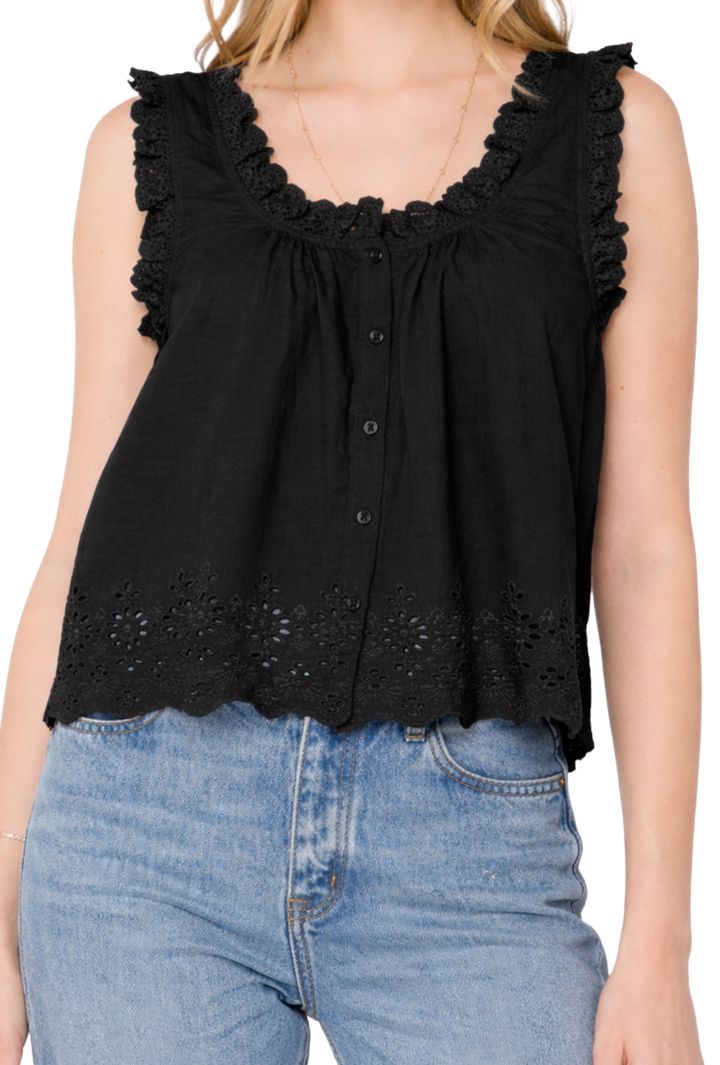 The Cara Top- Black