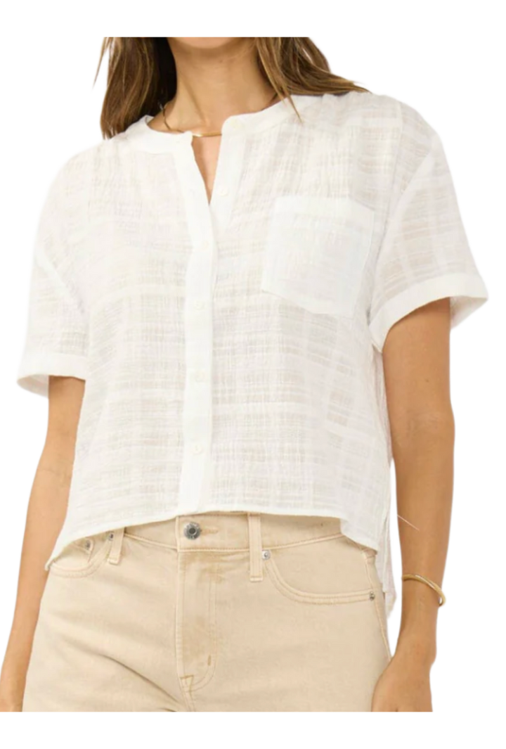 The Alexandra Blouse- White