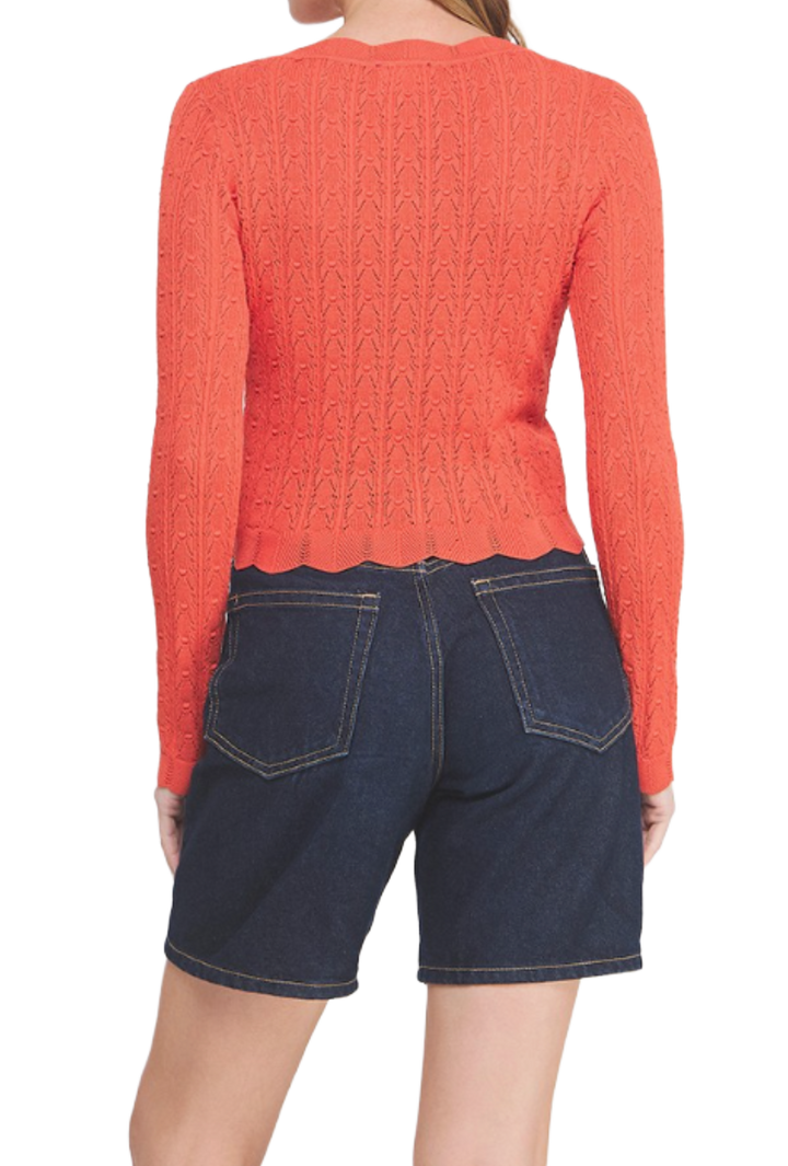 The Devina Cardigan- Coral