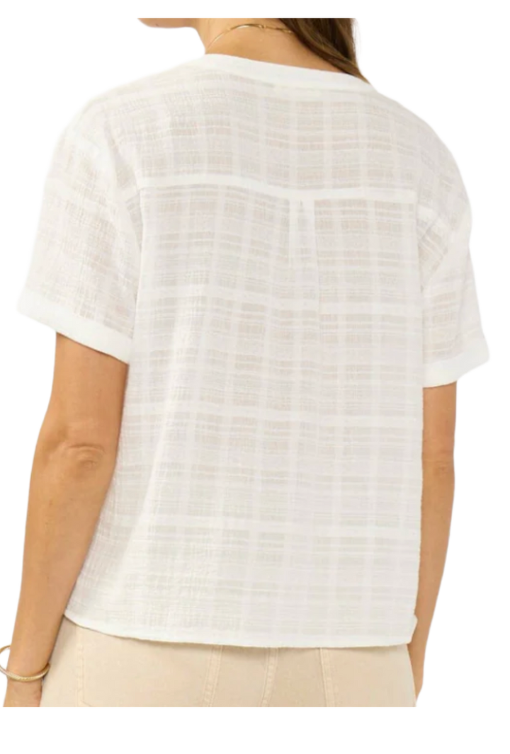The Alexandra Blouse- White