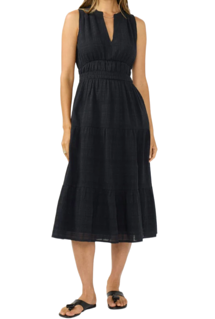 The Milou Midi Dress- Black