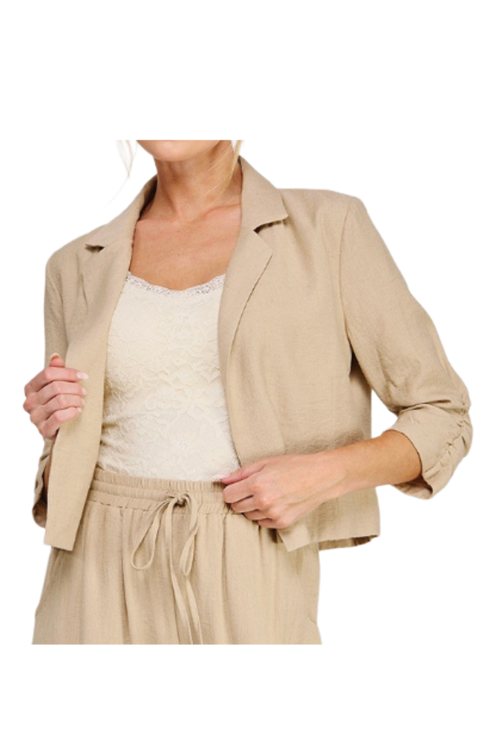 The Diascia Blazer- Beige