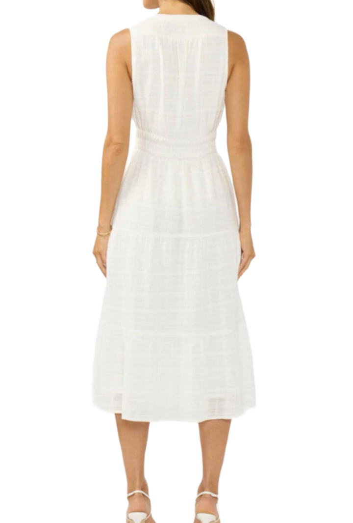 The Milou Midi Dress- White