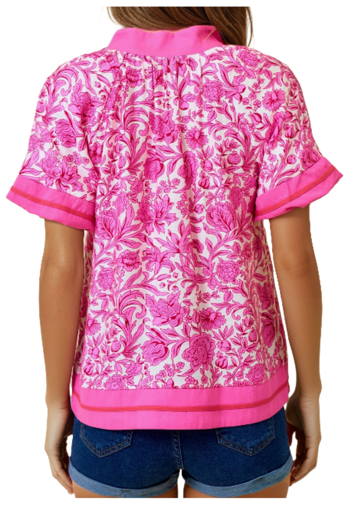 The Malibu Blouse- Pink