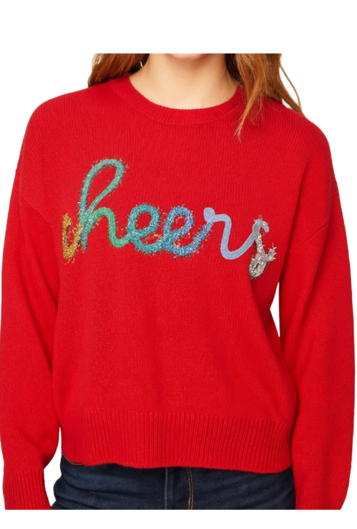 The Bronwyn Sweater- Red