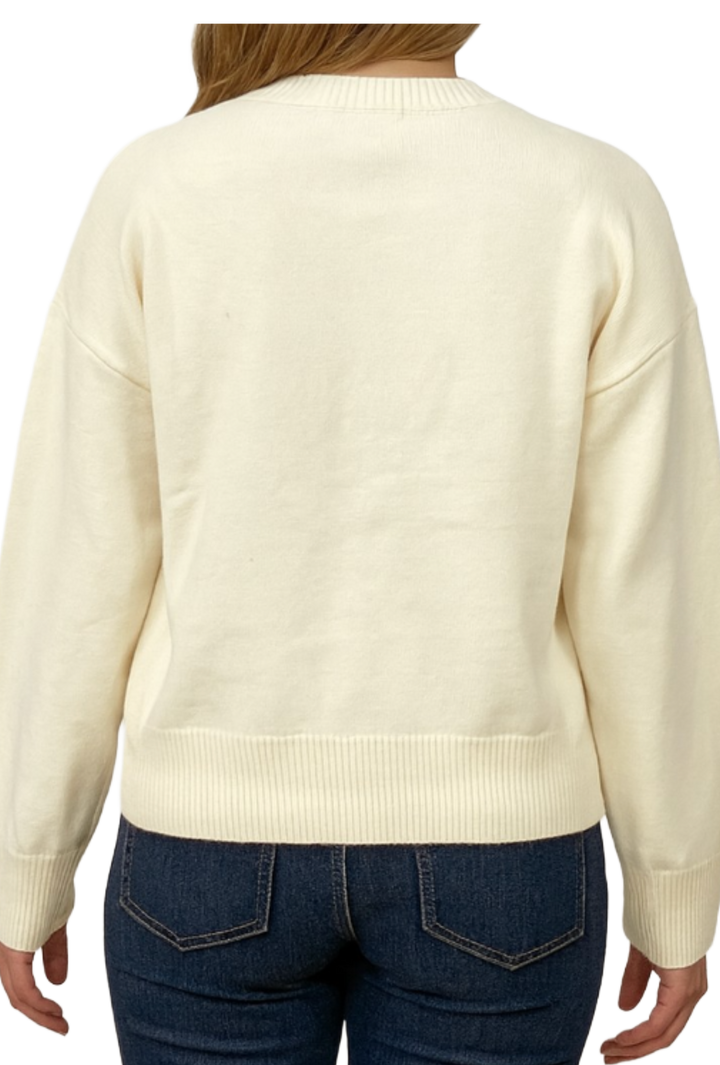 The Bronwyn Sweater- Cream