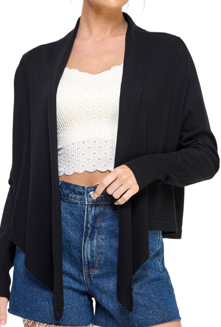 The Andrea Wrap Sweater