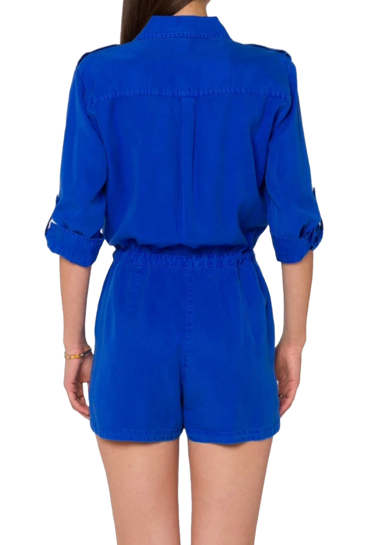 The Story Romper- Blue