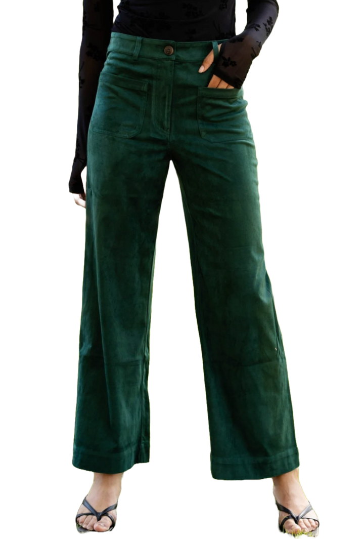 The Logan Pant- Forest Green