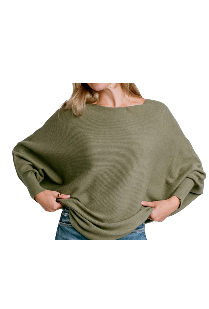 The Oakley Sweater- Olive Green